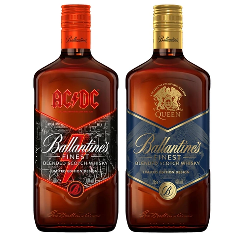 Ballantine’s AC/DC and Queen Limited Edition Designs Bundle