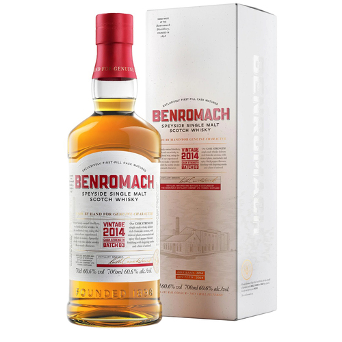 Benromach Cask Strength Vintage 2014 Batch 3 Single Malt Whisky