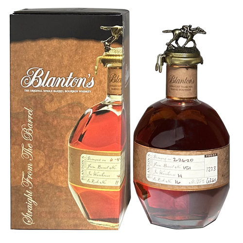 Blanton's Single Barrel 151 Straight from the Barrel 2020