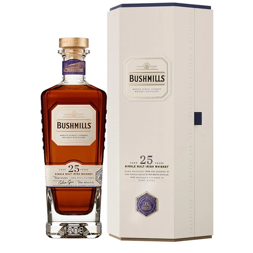 Bushmills 25 Year Old Port Pipes Finish Single Malt Whiskey