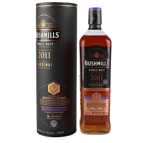 Bushmills 2011 Banyuls Cask Finish The Causeway Collection 2021 Release