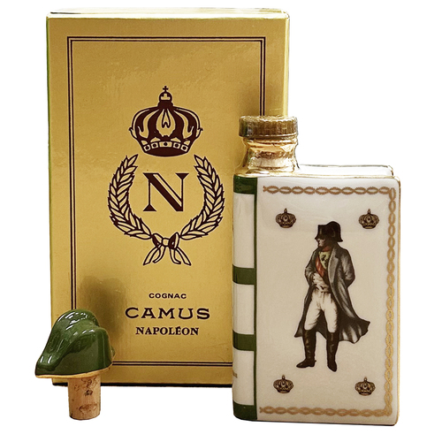 Camus Napoleon Bicentenary Cognac Miniature 1969 White Decanter