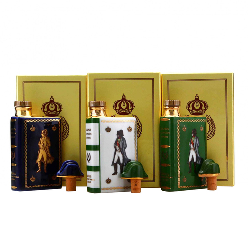Camus Napoleon Bicentenary Cognac 3x Miniature Decanters