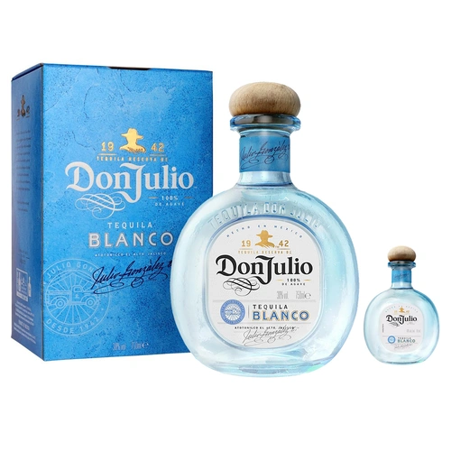 Don Julio Blanco Tequila 750ml with Miniature 50ml Bundle