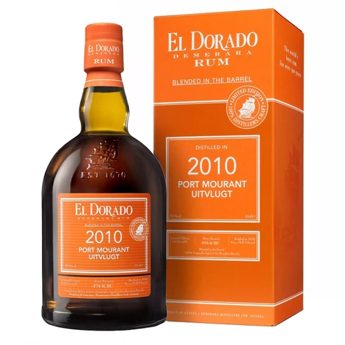 El Dorado Port Mourant Uitvlugt Vintage 2010 Blended in the Barrel Rum