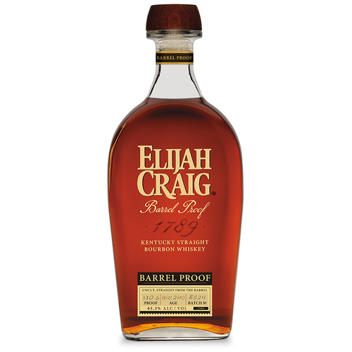 Elijah Craig Barrel Proof Batch B524 Kentucky Straight Bourbon Whiskey