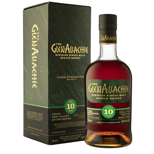 GlenAllachie 10 Year Old Cask Strength Batch 10 Single Malt Whisky