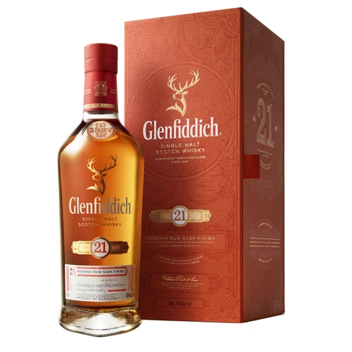 Glenfiddich 21 Year Old Reserva Rum Cask Finish Single Malt Whisky