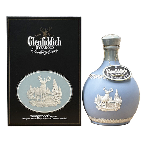 Glenfiddich 21 Year Old Wedgwood Decanter Pure Malt Scotch Whisky