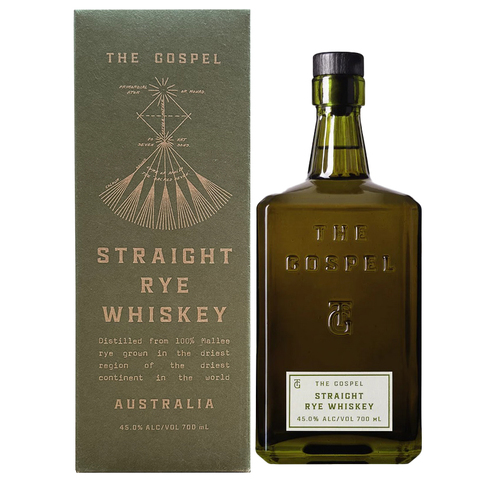 The Gospel Straight Rye Australian Whiskey Gift Box