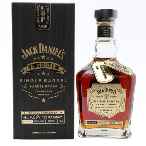 Jack Daniel's Single Barrel Heroes Selection 2021 Barrel Proof