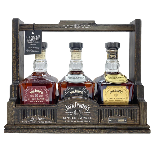 Jack Daniel's Single Barrel Distillers Series 2021 Caddy Set 3 x 700ml