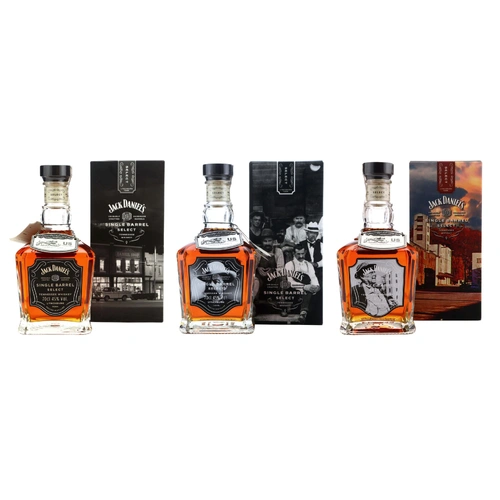 Jack Daniel's US Collectors Tribute to Lynchburg Barrel 1, 2 and 3 Bundle