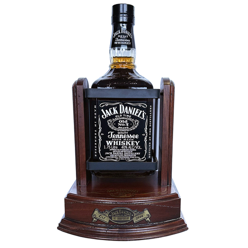 Jack Daniel’s Old Time No.7 1.75L with Pub Art Cradle 2006