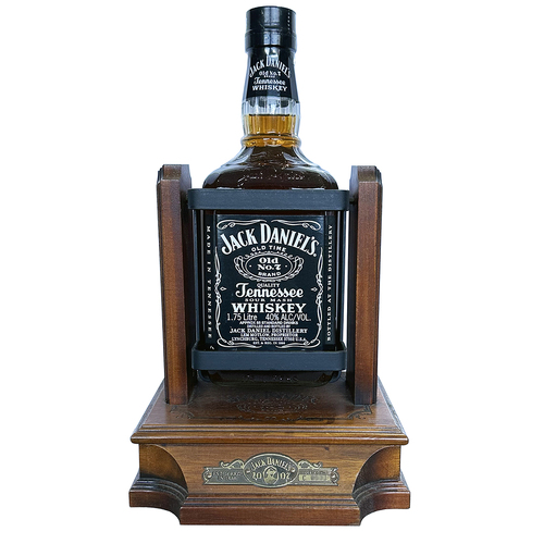 Jack Daniel’s Old Time No.7 1.75L with Pub Art Cradle 2007