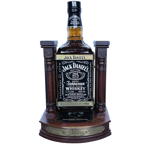 Jack Daniel’s Old Time No.7 1.75L with Pub Art Cradle 2010