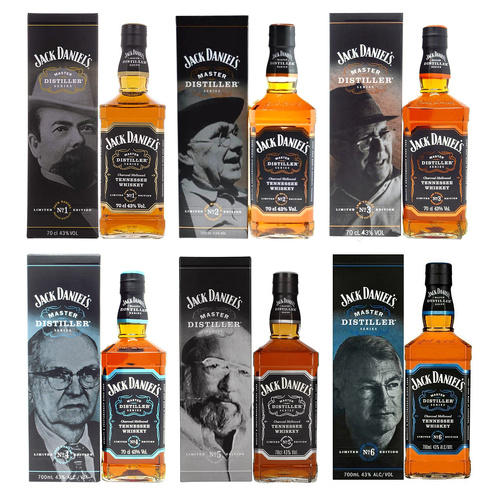 Jack Daniel's Master Distiller Series 1-6 Bundle