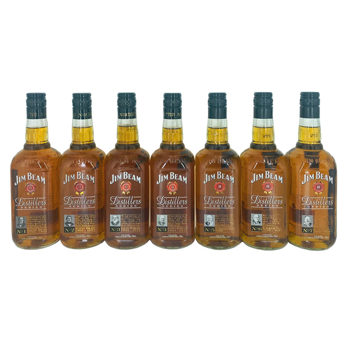 Jim Beam Distillers Series Bourbon Collection 7 x 700ml