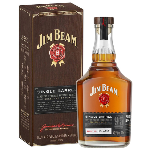 Jim Beam Single Barrel Selected Batch 95 Proof