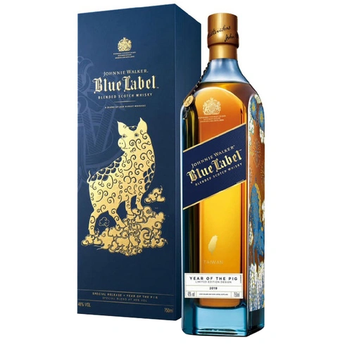 Johnnie Walker Blue Label Year of the Pig 2019 Taiwan Edition