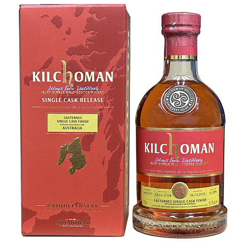 Kilchoman 8 Year Old Sauternes Single Cask Finish Australia Exclusive