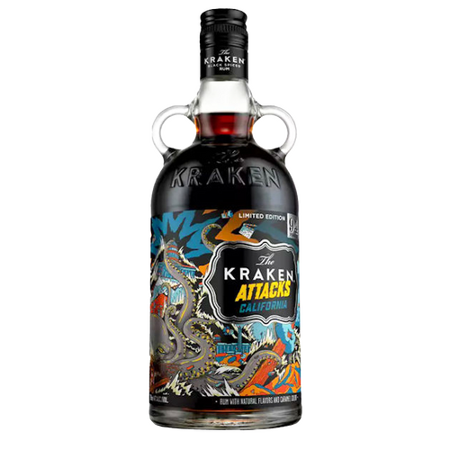 Kraken Attacks California Black Spiced Rum Limited Edition