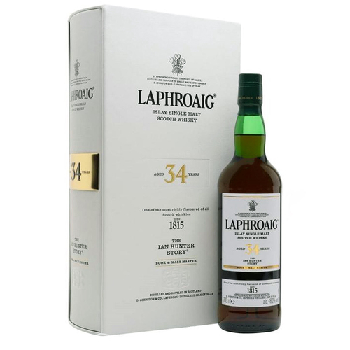 Laphroaig 34 Years Old The Ian Hunter Story Book 4 Malt Master