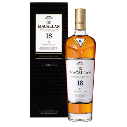 Macallan 18 Year Old 2024 Sherry Oak Single Malt Whisky