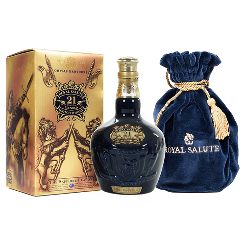 Chivas Royal Salute 21 Years Old The Sapphire Flagon 2014 Release