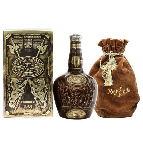 Chivas Royal Salute 21 Years Old The Brown Spode Flagon 750ml