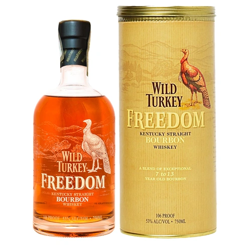 Wild Turkey Freedom Limited Edition Kentucky Straight Bourbon Whiskey